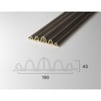 Волновая рифленая панель 190