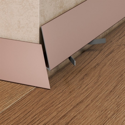 Плинтус Pro Design Corner 570 Анодированный Коньяк 2600 мм. Фотографии, цена, характеристики