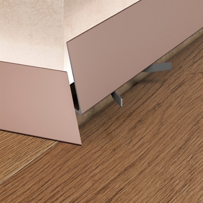 Плинтус Pro Design Corner 570 Анодированный Коньяк 2600 мм. Фотографии, цена, характеристики