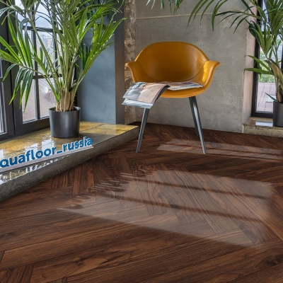 Кварц-виниловая плитка EPC (замок) AquaFloor Parquet Plus AF 6025 PQN+ (2,074 м2). Фотографии, цена, характеристики