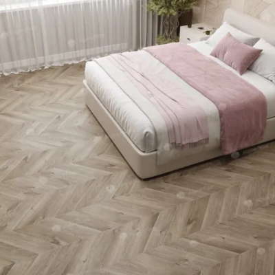 Кварц-виниловая плитка SPC Alpine Floor Chevron Дуб Натуральный Отбеленный ECO 18-3 (1,6764 м2). Фотографии, цена, характеристики