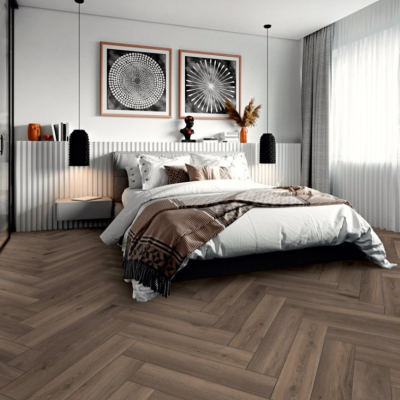 Ламинат Kronotex Herringbone Ferrara Oak D3860 (1,238 м2). Фотографии, цена, характеристики