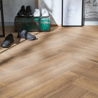 Ламинат Kronotex Herringbone Treviso Oak D4764 (1,238 м2). Фотографии, цена, характеристики
