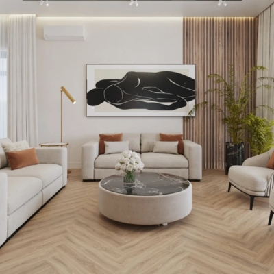 Кварц-виниловая плитка EPC Vinilam Herringbone Паркет Монпелье (2,07 м2). Фотографии, цена, характеристики