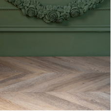 Кварц-виниловая плитка LVT (клеевая) Vinilam Chevron Glue Шеврон Шампань (2,86 м2)