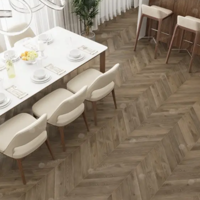 Кварц-виниловая плитка SPC Alpine Floor Chevron Дуб Насыщенный ECO 18-4 (1,6764 м2). Фотографии, цена, характеристики