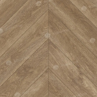 Кварц-виниловая плитка SPC Alpine Floor Chevron Дуб Макадамия ECO 18-5 (1,6764 м2). Фотографии, цена, характеристики