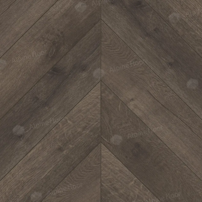 Кварц-виниловая плитка SPC Alpine Floor Chevron Дуб Антарес ECO 18-9 (1,6764 м2). Фотографии, цена, характеристики