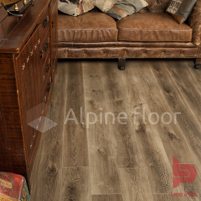 Кварц-виниловая плитка SPC Alpine Floor Premium XL Дуб Коричневый ECO 7-9 (2,195 м2). Фотографии, цена, характеристики