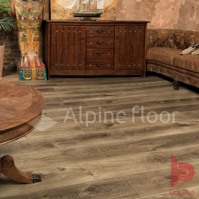 Кварц-виниловая плитка SPC Alpine Floor Premium XL Дуб Коричневый ECO 7-9 (2,195 м2). Фотографии, цена, характеристики
