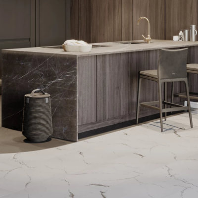 Кварц-виниловая плитка SPC Vinilam Ceramo Stone Итальянский Мрамор (2,65 м2). Фотографии, цена, характеристики