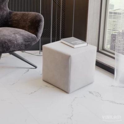 Кварц-виниловая плитка LVT (клеевая) Vinilam Ceramo XXL Glue Итальянский Мрамор (4,56 м2). Фотографии, цена, характеристики