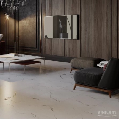 Кварц-виниловая плитка LVT (клеевая) Vinilam Ceramo XXL Glue Итальянский Мрамор (4,56 м2). Фотографии, цена, характеристики