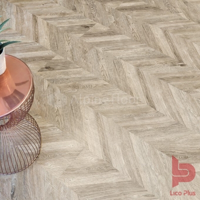 Кварц-виниловая плитка LVT (клеевая) Alpine Floor Ultra Французская елочка ECO 5-25 (5,017 м2). Фотографии, цена, характеристики