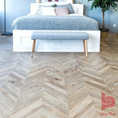 Кварц-виниловая плитка LVT (клеевая) Alpine Floor Ultra Французская елочка ECO 5-25 (5,017 м2). Фотографии, цена, характеристики