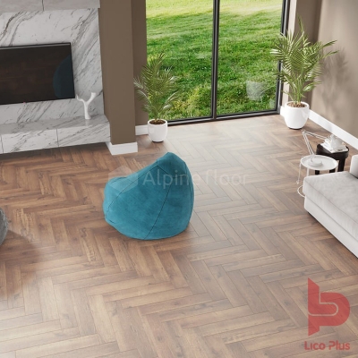 Кварц-виниловая плитка SPC Alpine Floor Parqet Light Дуб ROYAL ECO 13-2 ( 1,95 м2). Фотографии, цена, характеристики