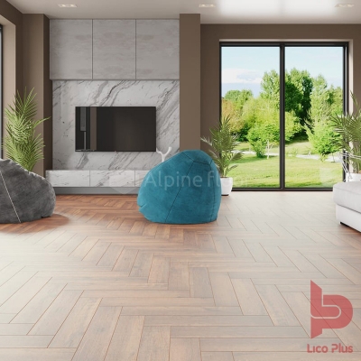 Кварц-виниловая плитка SPC Alpine Floor Parqet Light Дуб ROYAL ECO 13-2 ( 1,95 м2). Фотографии, цена, характеристики