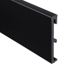 Плинтус напольный ALPHA 100 Черный 2,4 м