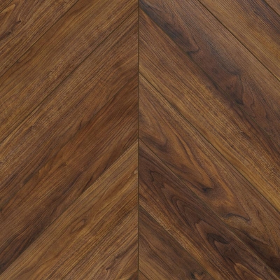 Кварц-виниловая плитка LVT (клеевая) MYSTEP  AQUA Ёлка Шеврон 3 Орех Неро MSAG07 (3,52 м2). Фотографии, цена, характеристики