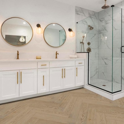 Кварц-виниловая плитка LVT (клеевая) MYSTEP  AQUA Ёлка  2,5  Дуб Юкат MSAG05 (3,48 м2). Фотографии, цена, характеристики