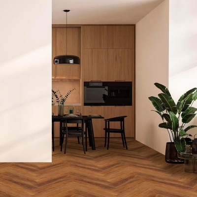 Кварц-виниловая плитка LVT (клеевая) MYSTEP  AQUA Ёлка  2,5   Орех Тела MSAG02 (3,48 м2). Фотографии, цена, характеристики