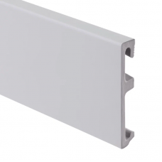 Плинтус напольный ALPHA 80 Светло-Серый 2,4 м