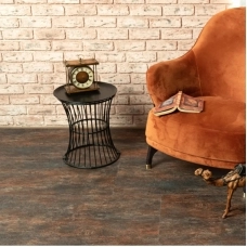 Кварц-виниловая плитка LVT (клеевая) Vinilam Ceramo Stone Glue Керамическая Сталь (4,56 м2)