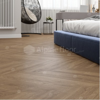 Купить LVT плитка (клеевая) Alpine Floor Easy Line Французская елочка ЕСО 3-25 (3,3445 м2). Фотографии, цена, характеристики