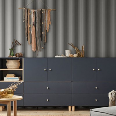 Купить Панель LINERIO M-LINE GREY 122х12х2650 мм. Фотографии, цена, характеристики