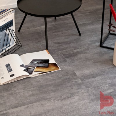 Купить SPC плитка Vinilam Ceramo Stone Цемент Серый (2,209 м2). Фотографии, цена, характеристики