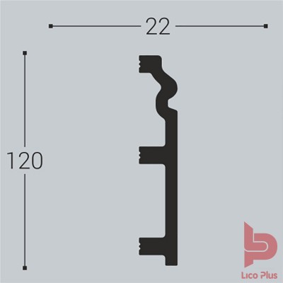 Купить Плинтус Bello Deco XPS П5, 120х22, 2000 мм. Фотографии, цена, характеристики