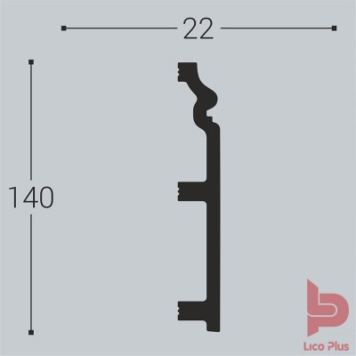 Купить Плинтус Bello Deco XPS П9, 140х22, 2000 мм. Фотографии, цена, характеристики