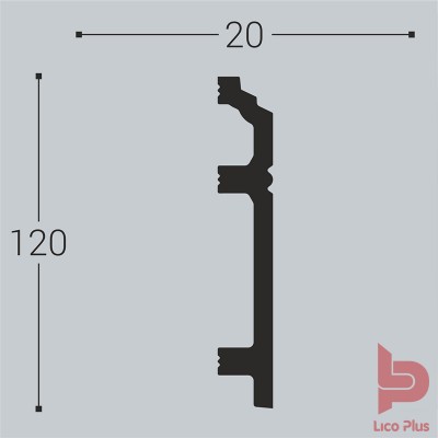 Купить Плинтус Bello Deco XPS П12, 120х20, 2000 мм. Фотографии, цена, характеристики