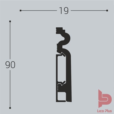 Купить Плинтус Bello Deco XPS П14, 90х19, 2000 мм. Фотографии, цена, характеристики