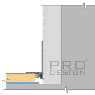 Купить Щелевой плинтус Pro Design Mini L 601 Анодированный Черный 2700 мм. Фотографии, цена, характеристики