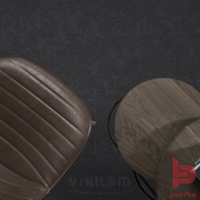 Купить SPC плитка Vinilam Ceramo Stone Сланцевый Черный (2,209 м2). Фотографии, цена, характеристики