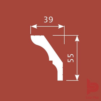 Купить Карниз Cosca К029, 55х39, 2000мм. Фотографии, цена, характеристики
