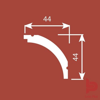 Купить Карниз Cosca К011, 44х44, 2000мм. Фотографии, цена, характеристики