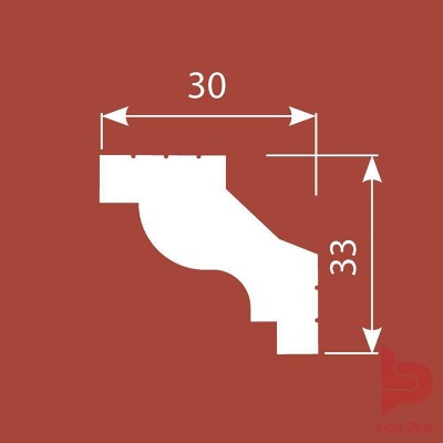 Купить Карниз Cosca К047, 33х30, 2000мм. Фотографии, цена, характеристики