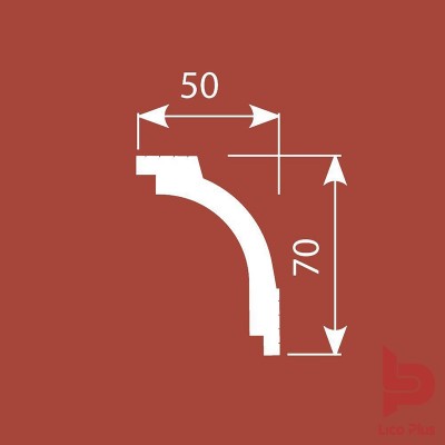 Купить Карниз Cosca К048, 70х50, 2000мм. Фотографии, цена, характеристики