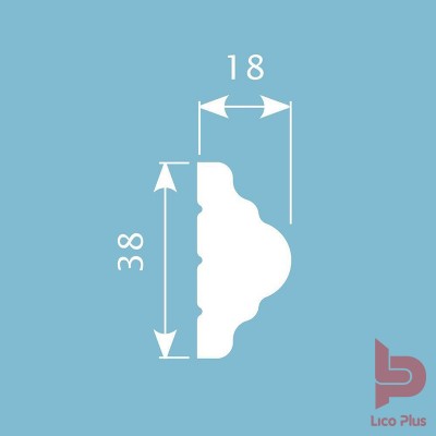 Купить Молдинг Cosca М009, 38х18, 2000мм. Фотографии, цена, характеристики