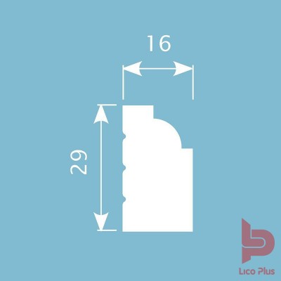 Купить Молдинг Cosca М004, 29х16, 2000мм. Фотографии, цена, характеристики