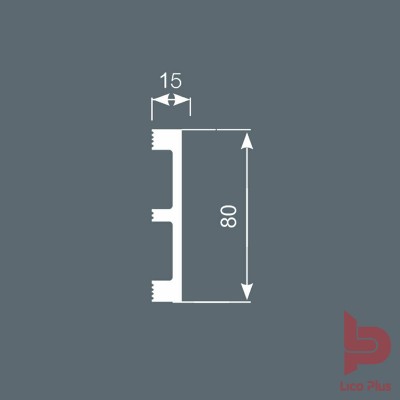 Купить Плинтус Cosca П048, 80х15, 2000мм. Фотографии, цена, характеристики