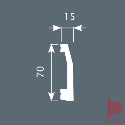 Купить Плинтус Cosca П008, 70х15, 2000мм. Фотографии, цена, характеристики
