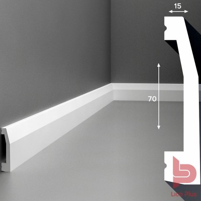Купить Плинтус Cosca П008, 70х15, 2000мм. Фотографии, цена, характеристики